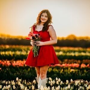 Free People Sz Small Vibrant Red Mini Dress